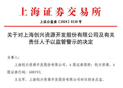 V观财报｜创兴资源财报信披不准遭监管警示，信息服务业务成焦点